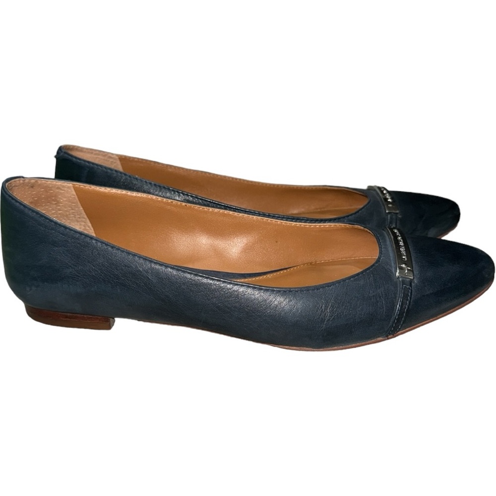 Women’s Lauren Ralph Lauren Navy “Farrel” Flats - 7B - Picture 5 of 12